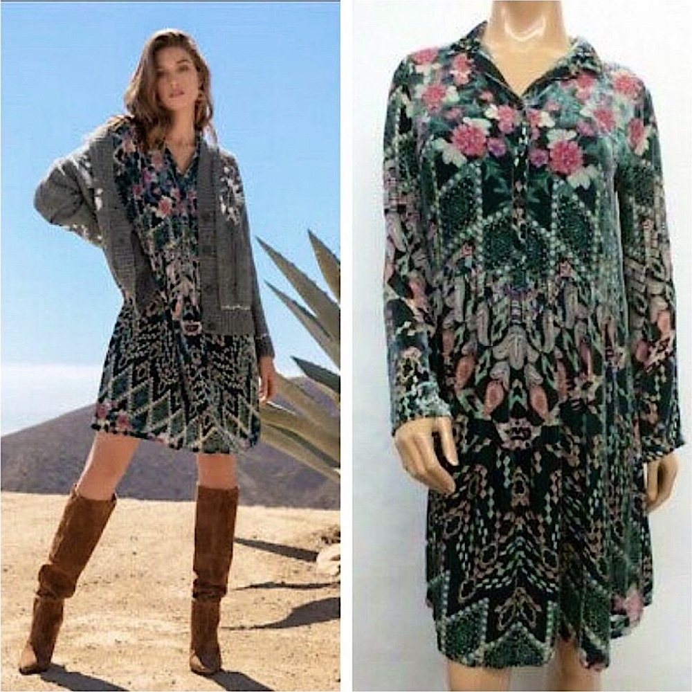 Johnny Was Pete & Greta midi dress Size L